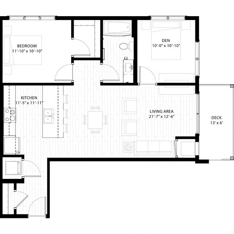 the floor plan of the residence